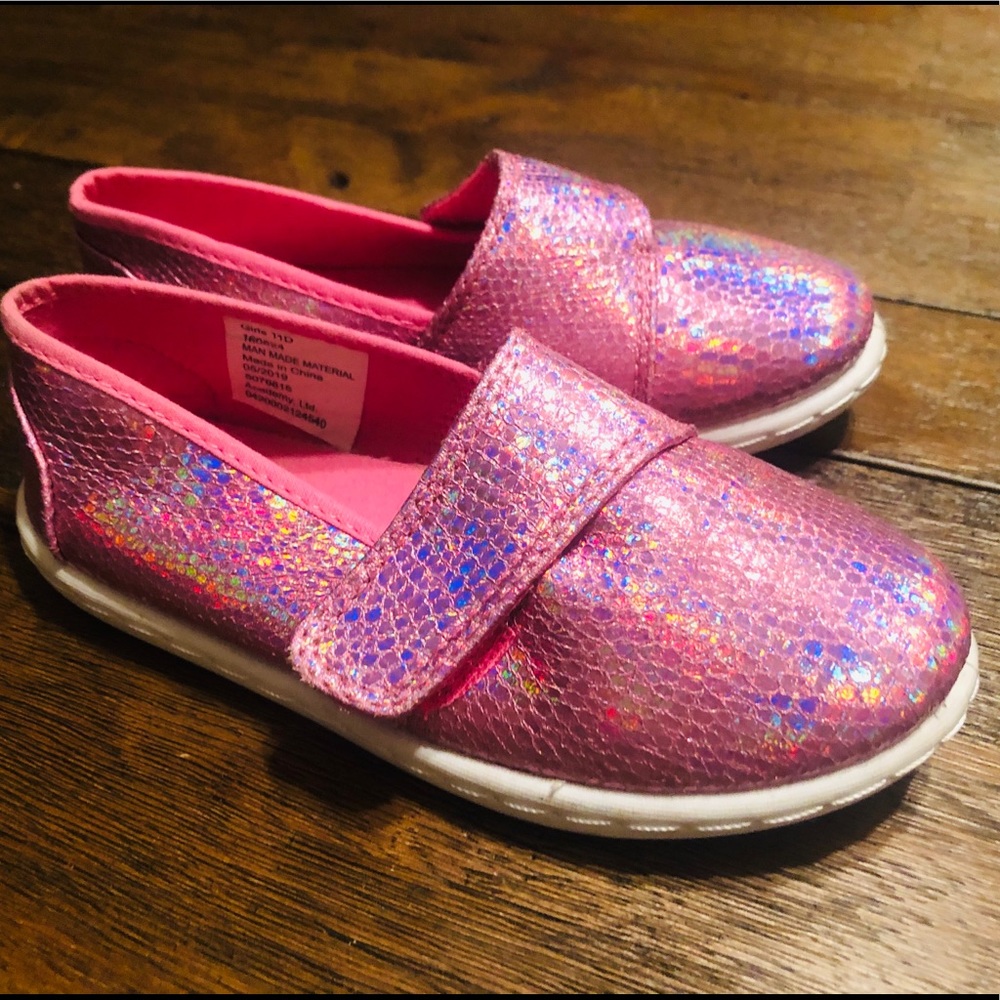 Cute pink iridescent slip ones